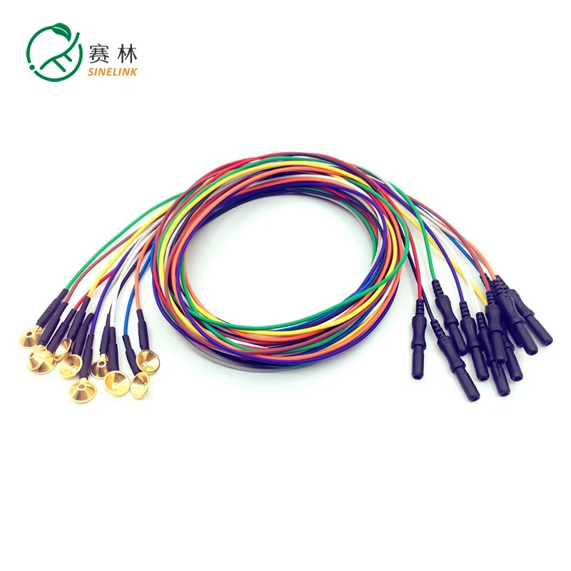 gold coated EEG electrode wires